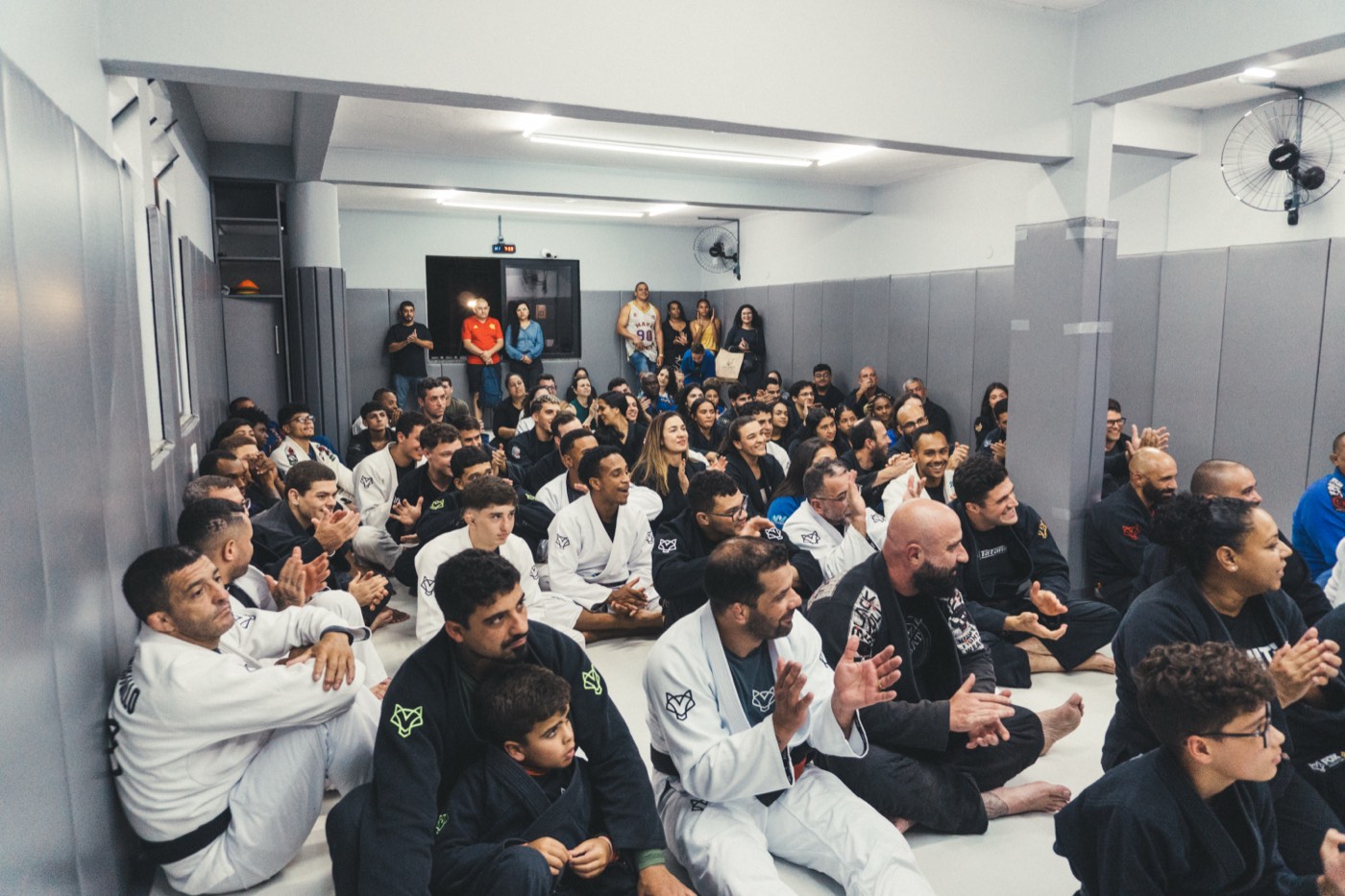 Cerimônia de graduação na A2 Jiu-Jitsu
