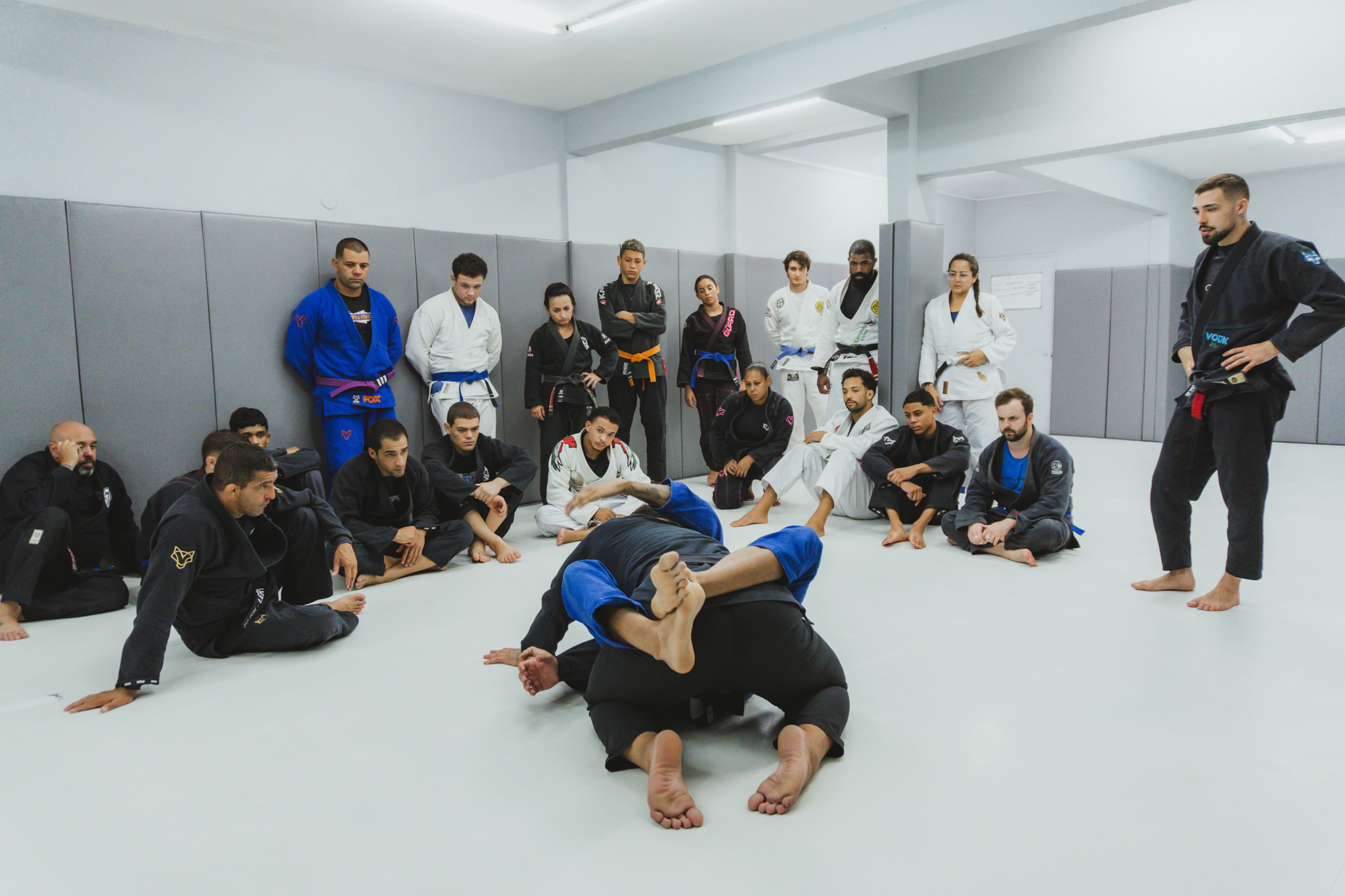 Aula de Fundamentos de Jiu-Jitsu