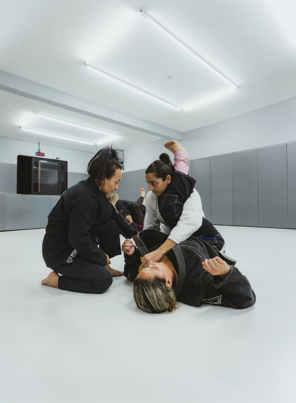 Aula de Jiu-Jitsu Feminino